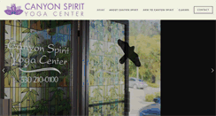 Desktop Screenshot of canyonspirityoga.com