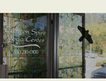 Tablet Screenshot of canyonspirityoga.com